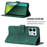 For Xiaomi Redmi Note 13 Pro 5G / Poco X6 5G Leather Case with Hand Strap Wallet Stand Phone Cover