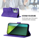 For Xiaomi Redmi Note 13 Pro 5G / Poco X6 5G Leather Case with Hand Strap Wallet Stand Phone Cover