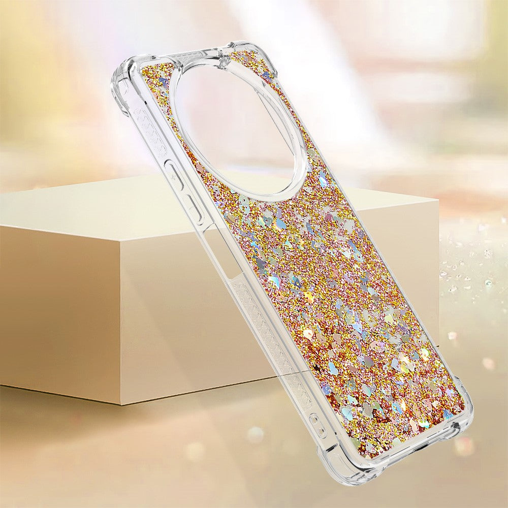 For Xiaomi Redmi A3 4G / Poco C61 4G TPU Case Glitter Quicksand Shockproof Phone Back Cover