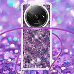 For Xiaomi Redmi A3 / Poco C61 4G TPU Case Quicksand Design Phone Cover with Lanyard