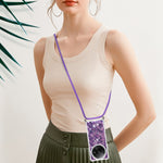 For Xiaomi Redmi A3 / Poco C61 4G TPU Case Quicksand Design Phone Cover with Lanyard