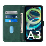 For Xiaomi Redmi A3 4G / Poco C61 4G Leather Case with Hand Strap Wallet Stand Phone Cover