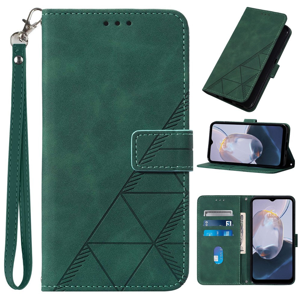 For Xiaomi Redmi A3 4G / Poco C61 4G Leather Case with Hand Strap Wallet Stand Phone Cover