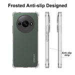 ENKAY HAT PRINCE TPU-etui til Xiaomi Redmi A3 4G / Poco C61 4G, skridsikkert og stødabsorberende, gennemsigtigt mobiltelefonetui