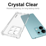 ENKAY HAT PRINCE For Xiaomi Redmi Note 13 5G TPU Case Non-slip Phone Cover Four Corners Reinforced