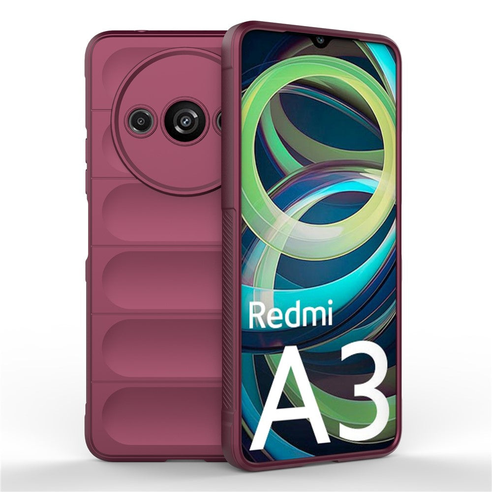 For Xiaomi Redmi A3 / Poco C61 4G Phone Protective Cover TPU Anti-slip Rugged Back Case