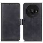 For Xiaomi Redmi A3 4G / Poco C61 4G Wallet Case PU Leather Stand Phone Cover Side Magnetic Clasp