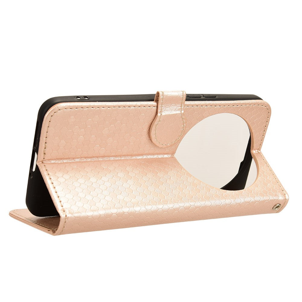 For Xiaomi 14 Ultra Case Dots Imprinted PU Leather Wallet Stand Phone Cover