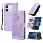 For Xiaomi Redmi Note 13 4G Phone Cases Mandala Flower Leather Wallet Mobile Cover with Strap