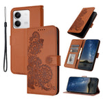 For Xiaomi Redmi Note 13 4G Phone Cases Mandala Flower Leather Wallet Mobile Cover with Strap
