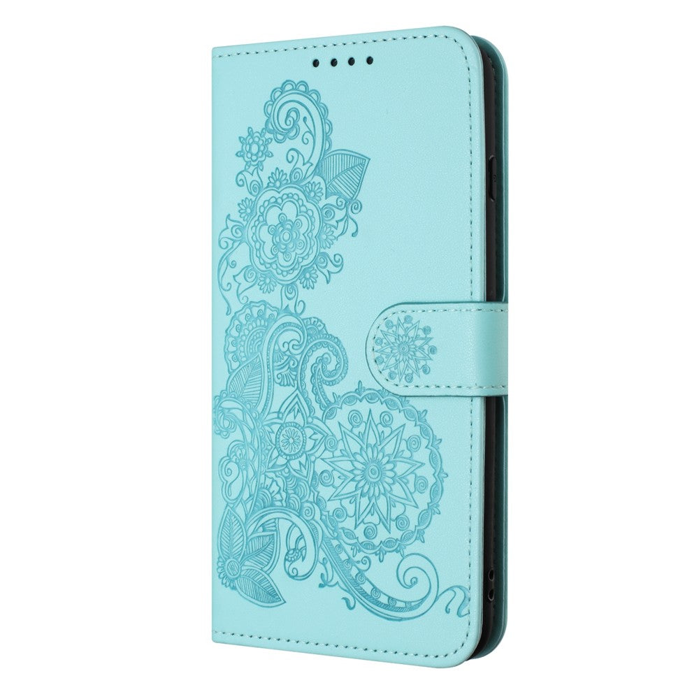For Xiaomi Redmi Note 13 5G Phone Cases Mandala Flower Leather Wallet Mobile Cover with Strap