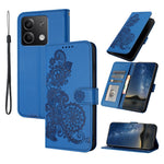 For Xiaomi Redmi Note 13 5G Phone Cases Mandala Flower Leather Wallet Mobile Cover with Strap