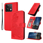 For Xiaomi Redmi Note 13 5G Phone Cases Mandala Flower Leather Wallet Mobile Cover with Strap