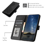 For Xiaomi Redmi Note 13 Pro 4G / Poco M6 Pro 4G Phone Cases Mandala Flower Leather Wallet Mobile Cover with Strap