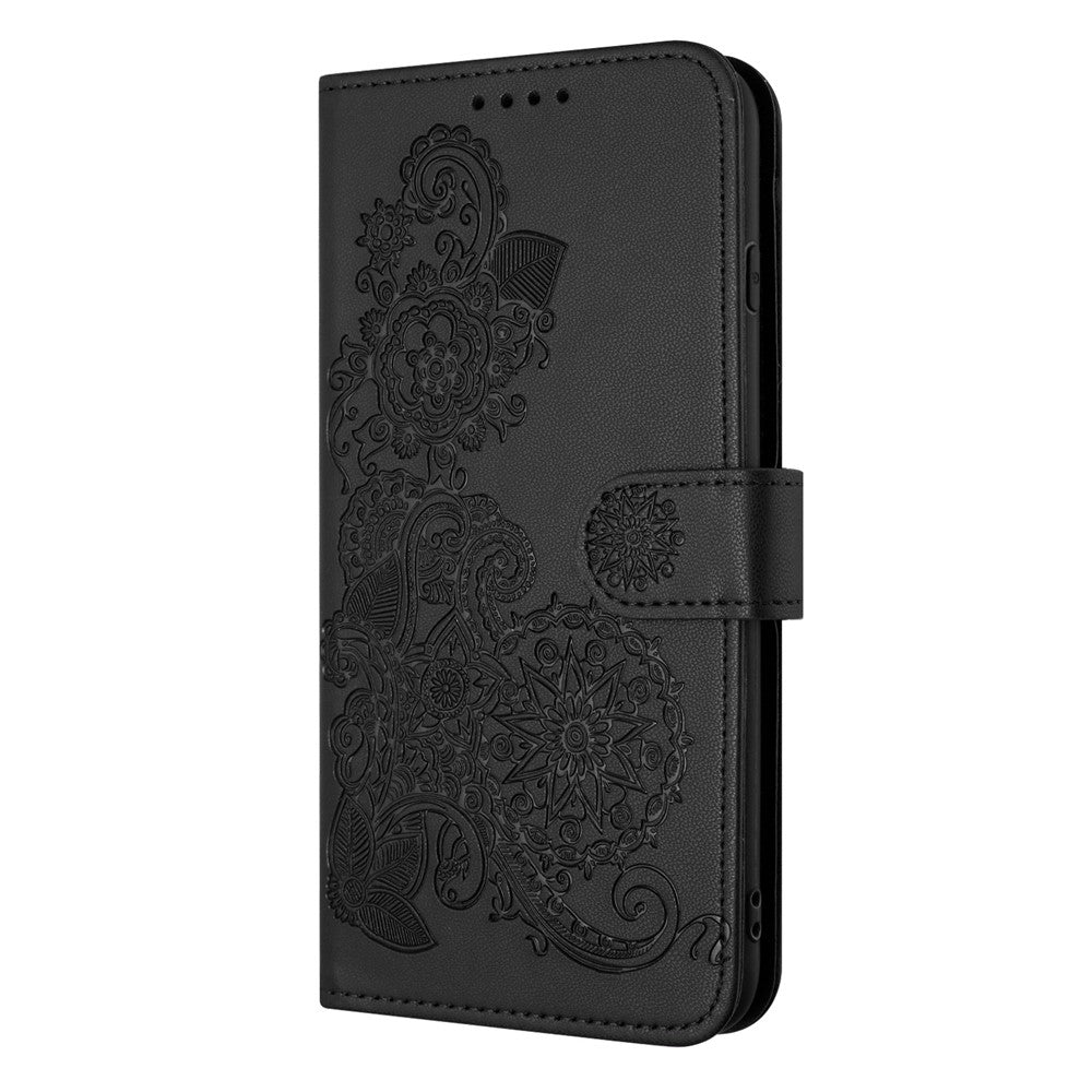 For Xiaomi Redmi Note 13 Pro 4G / Poco M6 Pro 4G Phone Cases Mandala Flower Leather Wallet Mobile Cover with Strap