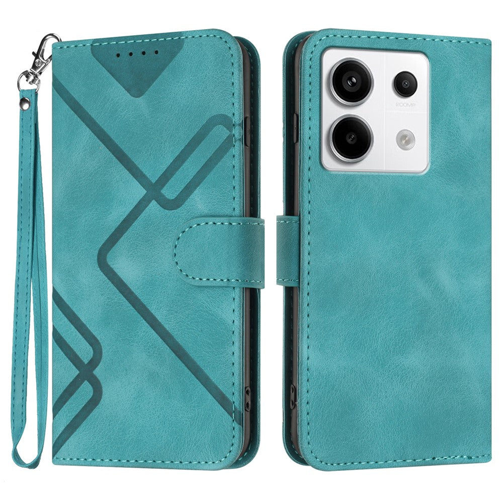 YX0040 For Xiaomi Redmi Note 13 Pro 5G / Poco X6 5G Case Imprinted Leather Shockproof Wallet Phone Cover