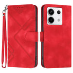 YX0040 For Xiaomi Redmi Note 13 Pro 5G / Poco X6 5G Case Imprinted Leather Shockproof Wallet Phone Cover
