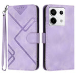 YX0040 For Xiaomi Redmi Note 13 Pro 5G / Poco X6 5G Case Imprinted Leather Shockproof Wallet Phone Cover