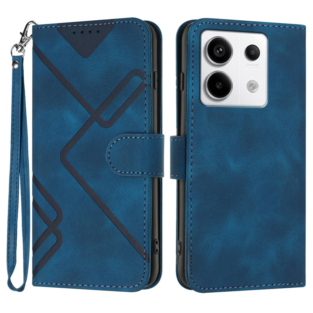 YX0040 For Xiaomi Redmi Note 13 Pro 5G / Poco X6 5G Case Imprinted Leather Shockproof Wallet Phone Cover