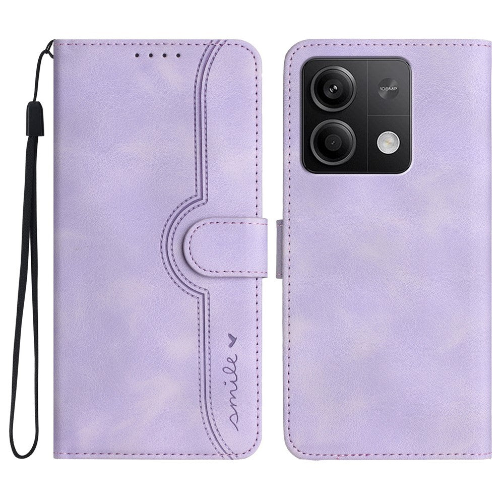 YX003 For Xiaomi Redmi Note 13 5G Leather Case Wallet Stand Full Protection Imprinted Phone Case