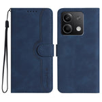 YX003 For Xiaomi Redmi Note 13 5G Leather Case Wallet Stand Full Protection Imprinted Phone Case