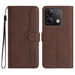 YX003 For Xiaomi Redmi Note 13 5G Leather Case Wallet Stand Full Protection Imprinted Phone Case