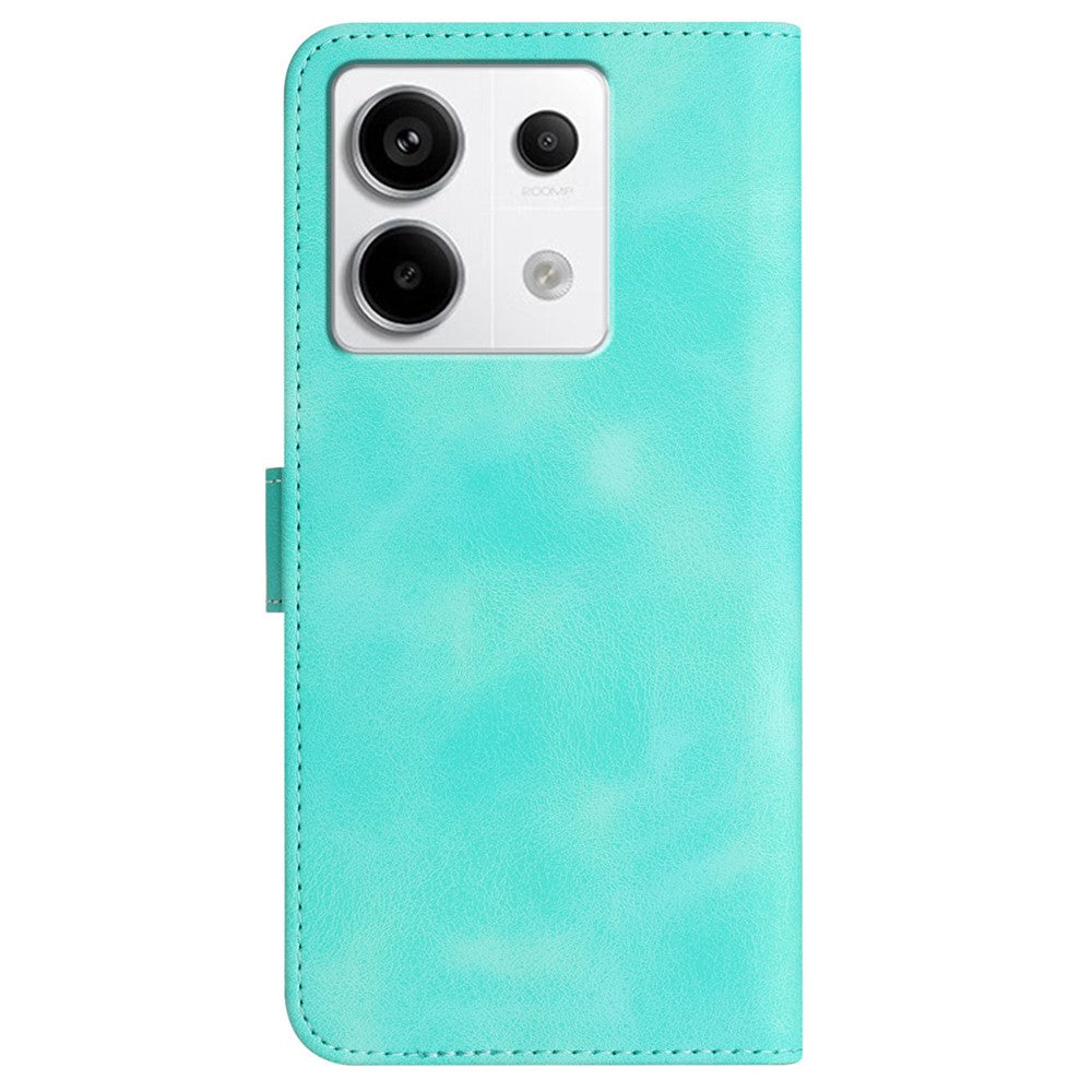 YX003 För Xiaomi Redmi Note 13 Pro 5G / Poco X6 5G Stativfodral Läderplånbok mobilskal med Tryck