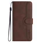 YX003 For Xiaomi Redmi Note 13 4G Case Imprinted Leather Wallet Stand Phone Cover
