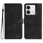 YX003 For Xiaomi Redmi Note 13 4G Case Imprinted Leather Wallet Stand Phone Cover