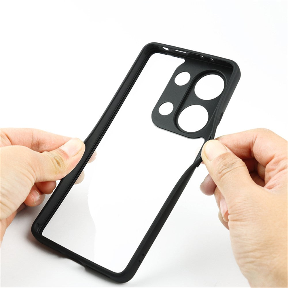 Xiaomi Redmi Note 13 Pro 4G / Poco M6 Pro 4G-skal TPU+PC Hybrid Stötsäkert mobilskal