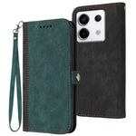 YX0020 For Xiaomi Redmi Note 13 Pro 4G / Poco M6 Pro 4G Case PU Leather Double Magnetic Clasp Phone Cover