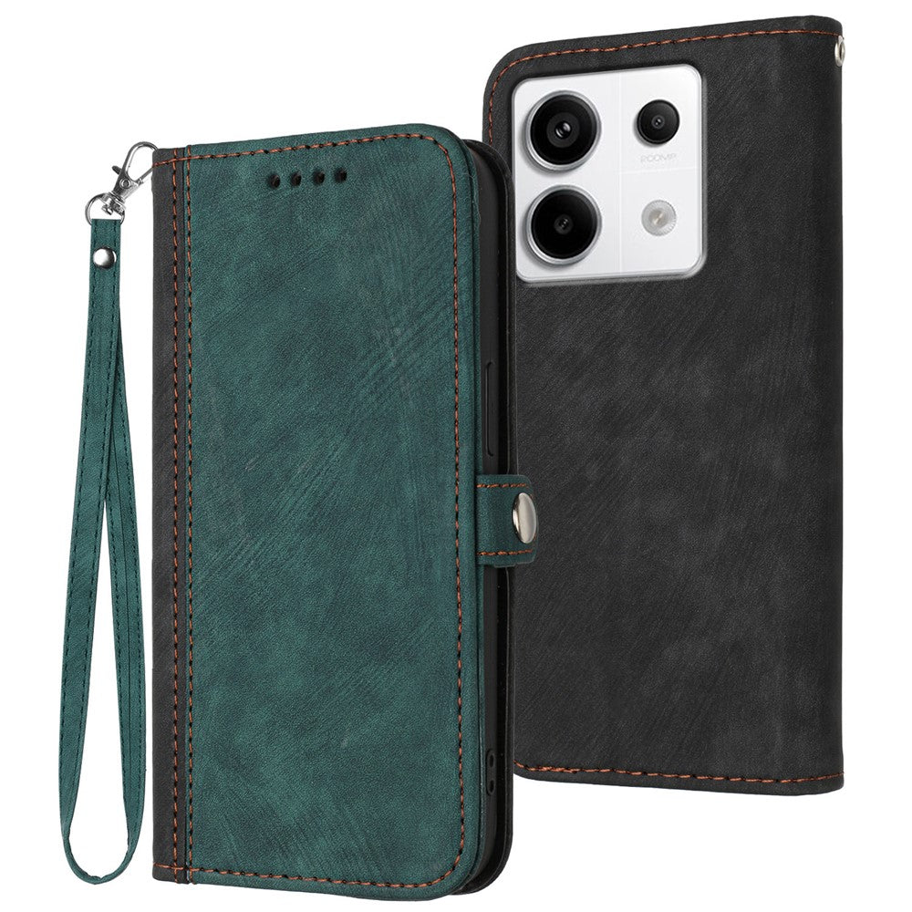 YX0020 For Xiaomi Redmi Note 13 Pro 4G / Poco M6 Pro 4G Case PU Leather Double Magnetic Clasp Phone Cover