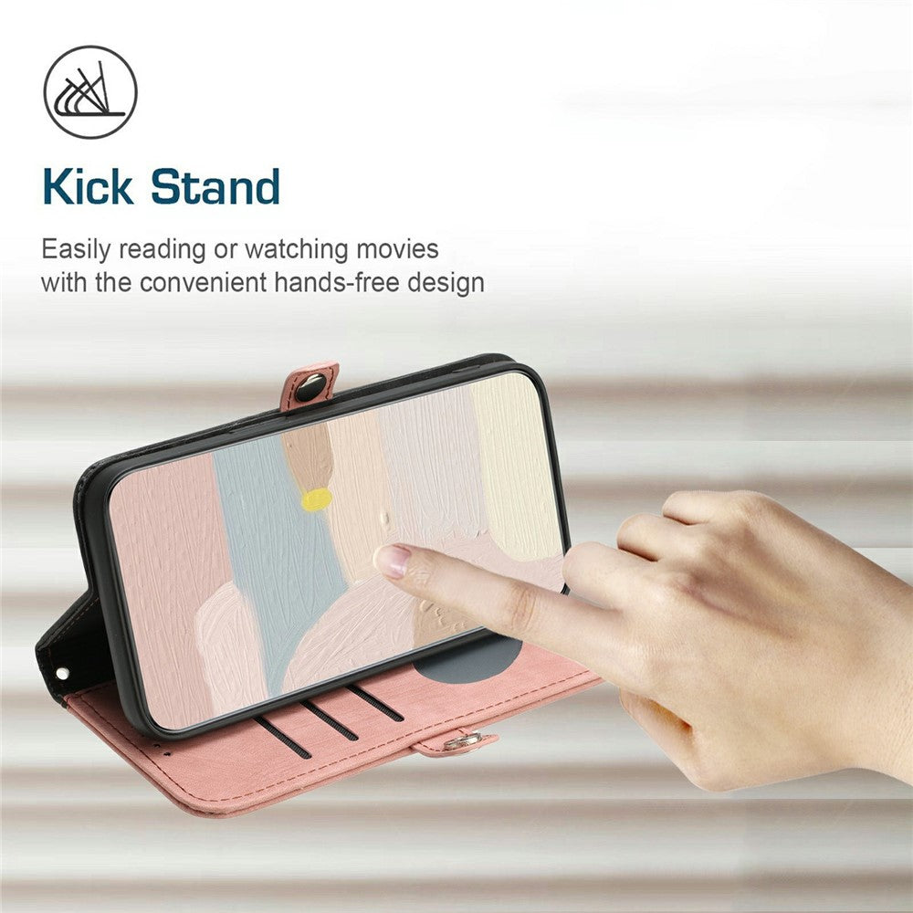 YX0020 For Xiaomi Redmi Note 13 Pro 5G / Poco X6 5G Case Flip PU Leather Wallet Phone Cover with Strap