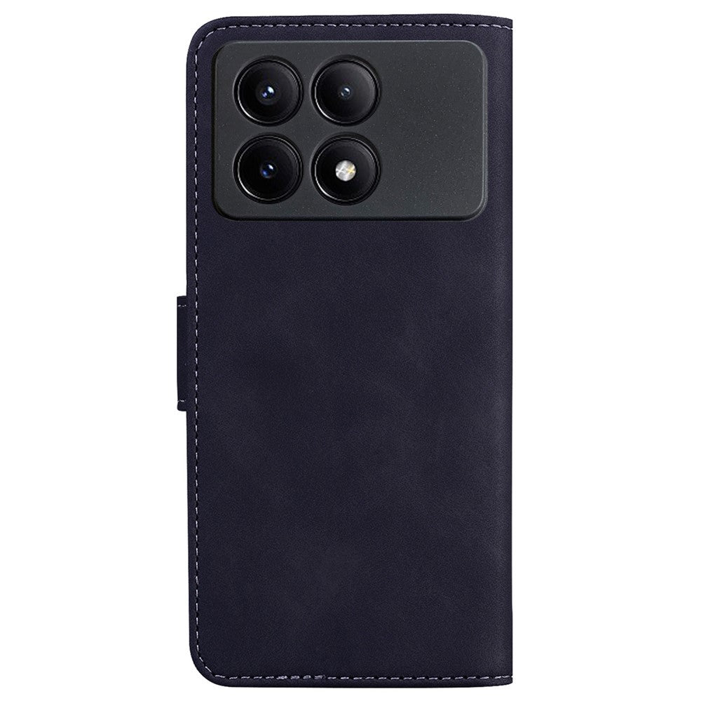 For Xiaomi Poco X6 Pro 5G / Redmi K70E 5G Anti-Scratch Phone Case Butterfly Printing Leather Flip Cover