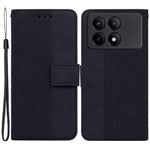 For Xiaomi Poco X6 Pro 5G / Redmi K70E 5G Anti-Drop PU Leather Cell Phone Case Wallet Stand Cover