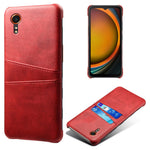For Samsung Galaxy Xcover7 Case Hard PC Scratch-proof Phone Cover with Dual Card Holder
