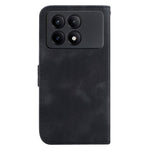 For Xiaomi Redmi K70E 5G / Poco X6 Pro 5G Case 7-Shape Imprinted Phone Wallet Cover