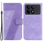 For Xiaomi Redmi K70E 5G / Poco X6 Pro 5G Case 7-Shape Imprinted Phone Wallet Cover