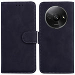 For Xiaomi Redmi A3 / Poco C61 4G Cell Phone Case PU Leather Drop-proof Cover Pure Color Phone Stand