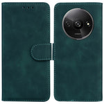For Xiaomi Redmi A3 / Poco C61 4G Cell Phone Case PU Leather Drop-proof Cover Pure Color Phone Stand