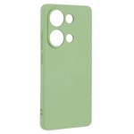 For Xiaomi Redmi Note 13 Pro 4G / Poco M6 Pro 4G Case Rubberized TPU Fiber Lining Cell Phone Cover (Precise Lens Cutout)