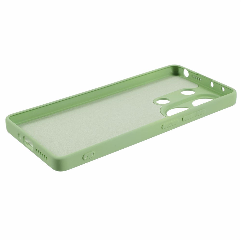 Xiaomi Redmi Note 13 Pro 4G / Poco M6 Pro 4G-skal Gummerat TPU-fiberfoder Mobilmobilskydd (Exakt linsutskärning)