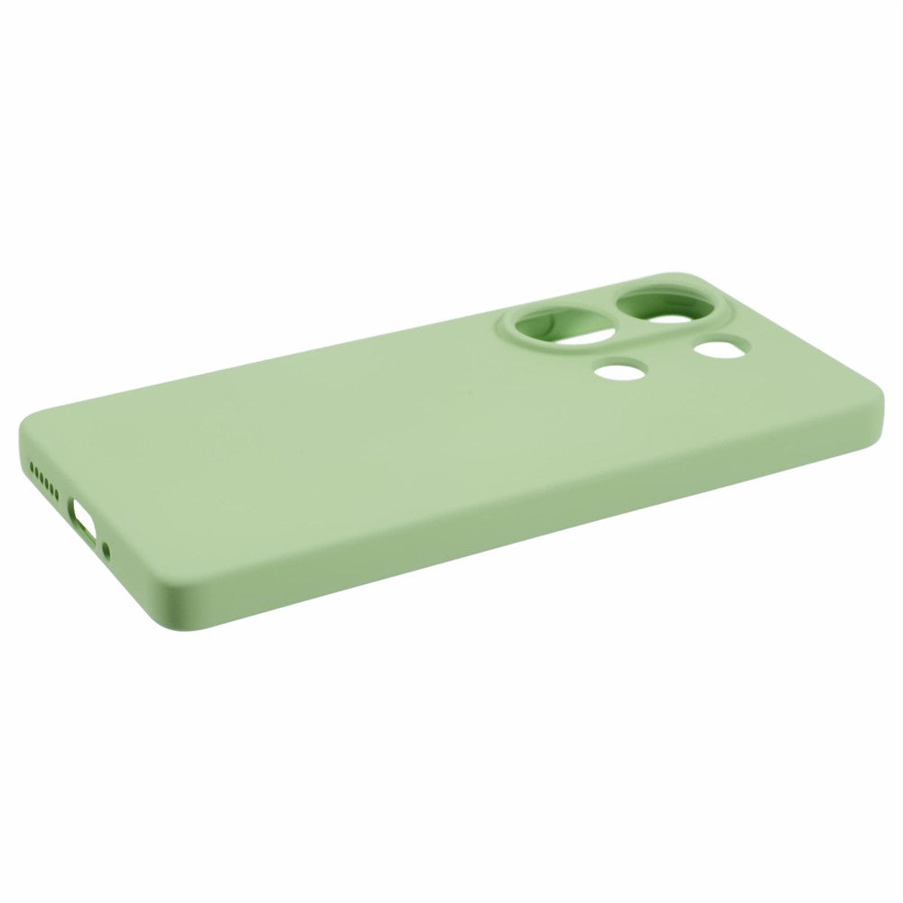 For Xiaomi Redmi Note 13 Pro 4G / Poco M6 Pro 4G Case Rubberized TPU Fiber Lining Cell Phone Cover (Precise Lens Cutout)