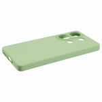 Xiaomi Redmi Note 13 Pro 4G / Poco M6 Pro 4G-skal Gummerat TPU-fiberfoder Mobilmobilskydd (Exakt linsutskärning)