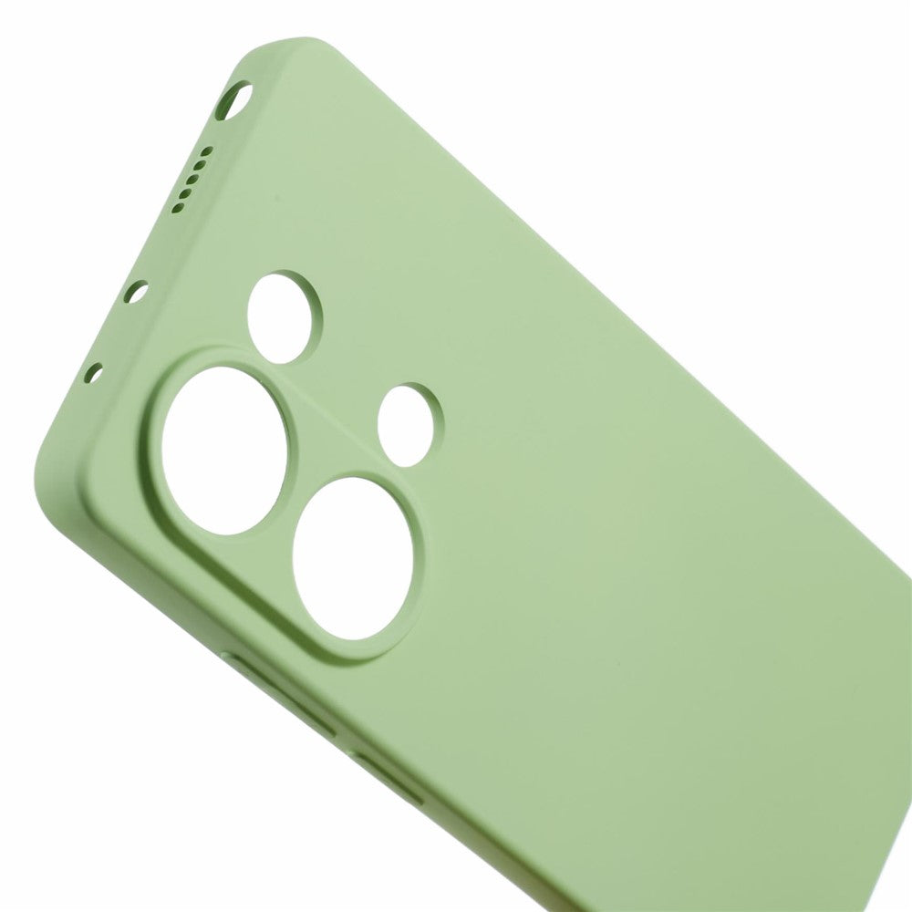 Xiaomi Redmi Note 13 Pro 4G / Poco M6 Pro 4G-skal Gummerat TPU-fiberfoder Mobilmobilskydd (Exakt linsutskärning)