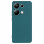 For Xiaomi Redmi Note 13 Pro 4G / Poco M6 Pro 4G Case Rubberized TPU Fiber Lining Cell Phone Cover (Precise Lens Cutout)