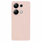 For Xiaomi Redmi Note 13 Pro 4G / Poco M6 Pro 4G Case Rubberized TPU Fiber Lining Cell Phone Cover (Precise Lens Cutout)