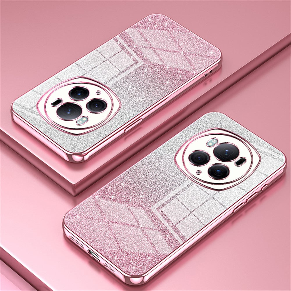For Honor Magic6 Pro 5G Cell Phone Cases Gradient Glitter Electroplated TPU Shell
