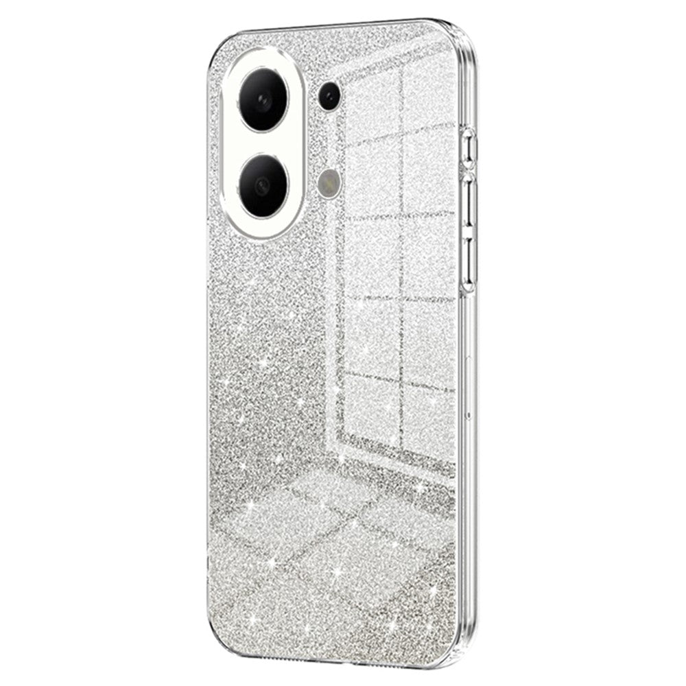 Xiaomi Redmi Note 13 4G Mobilskal Elektropläterat Dropptåligt Gradient Glitter TPU-skal