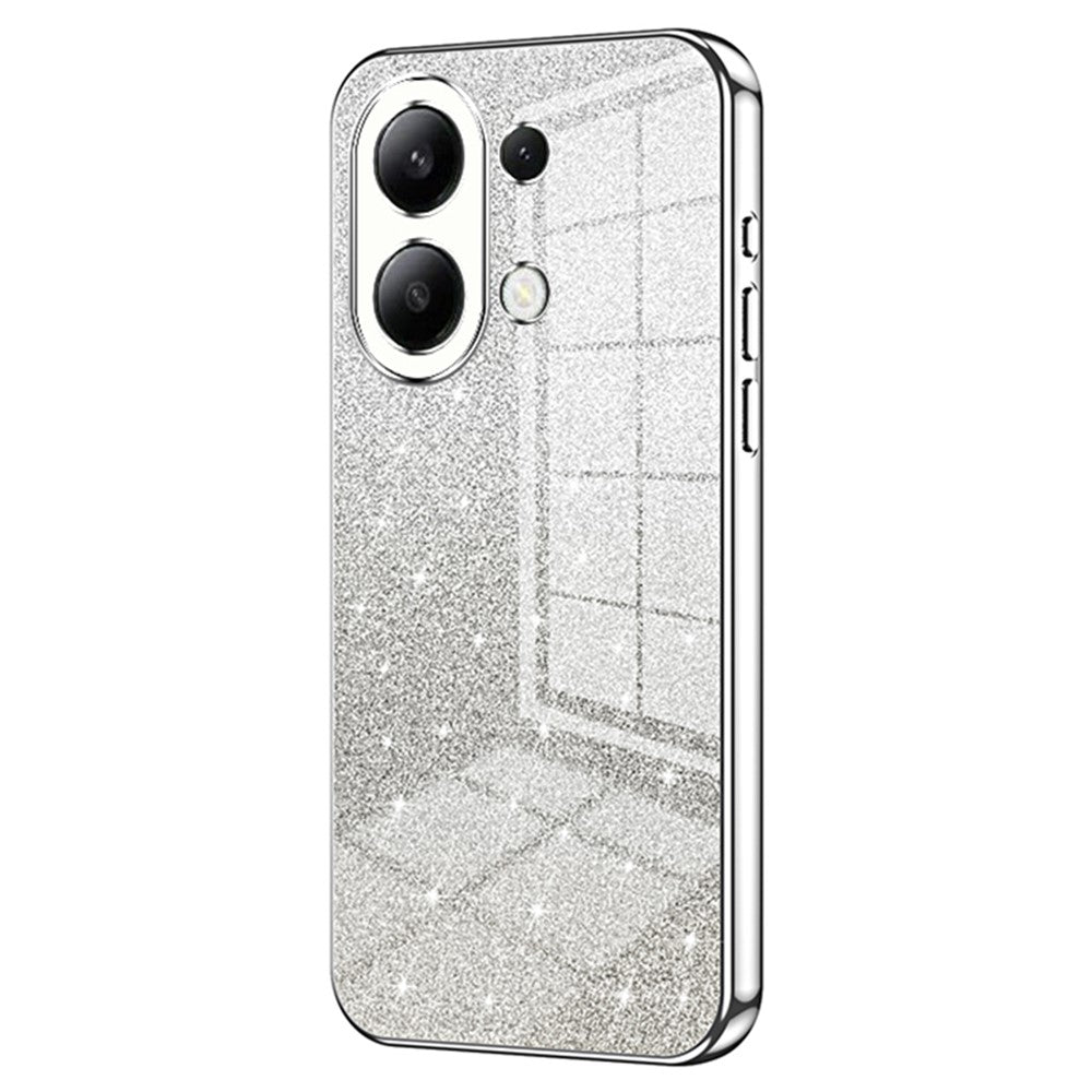 Xiaomi Redmi Note 13 4G Mobilskal Elektropläterat Dropptåligt Gradient Glitter TPU-skal